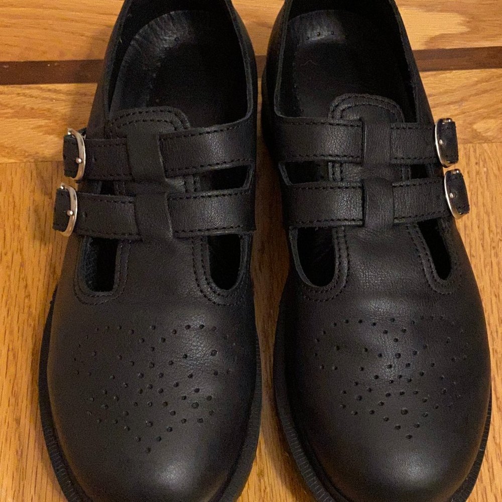 Dr. Martens Mary Jane Leather with Buckle Shoe